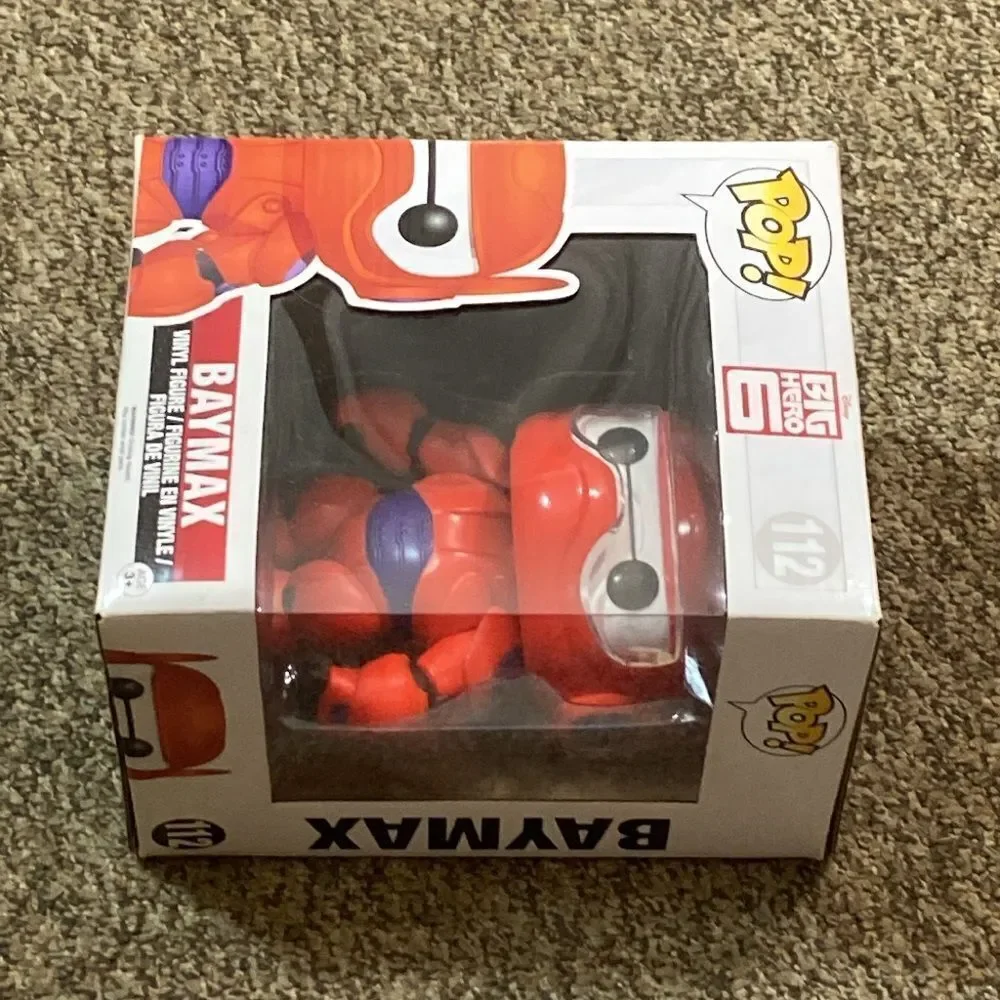 Funko Big Hero 6 Baymax (Supersized)#112 Disney Vinyl Figure - Red Collectable